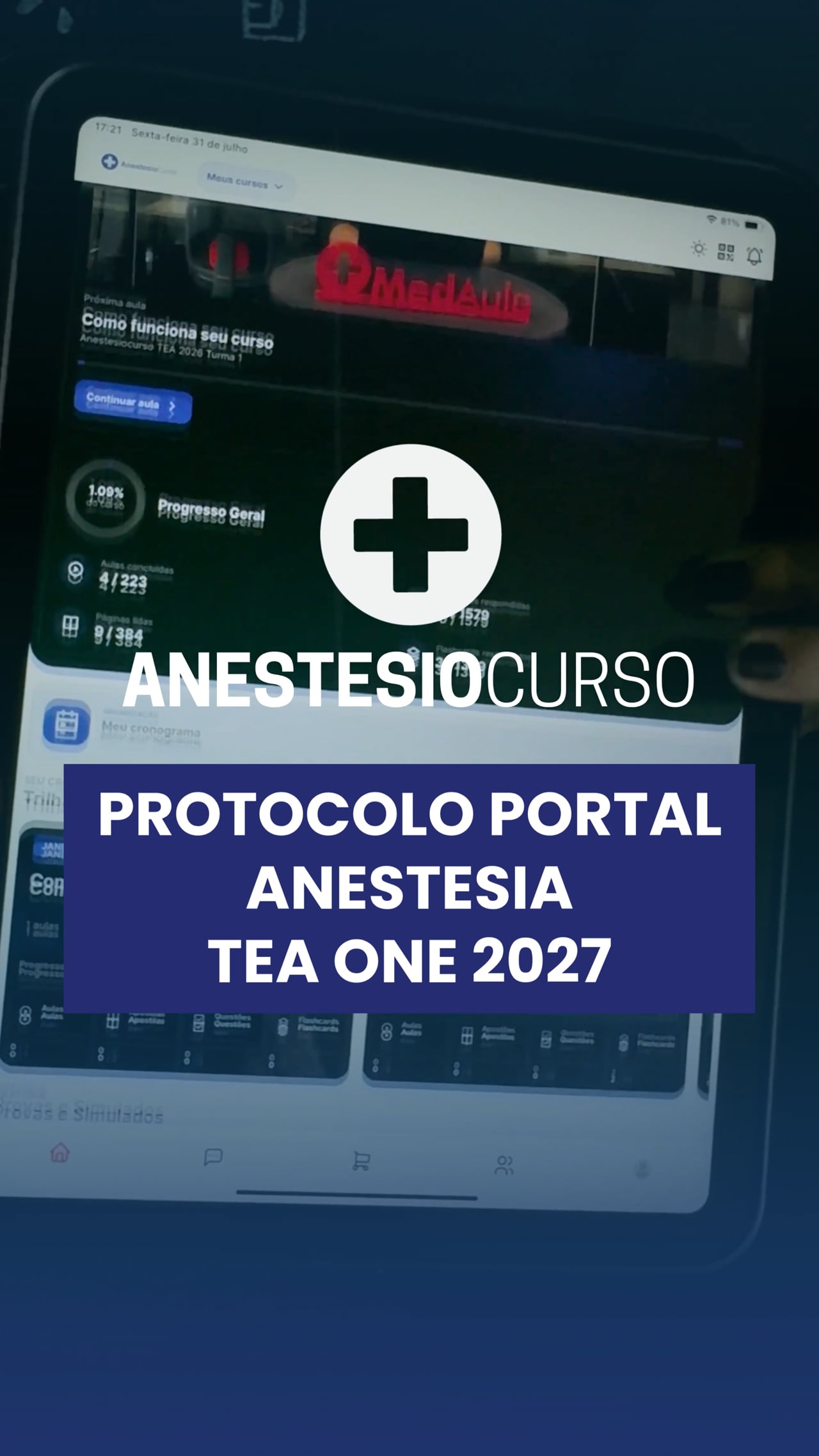 Anestesiocurso · Protocolo Portal Anestesia TEA ONE